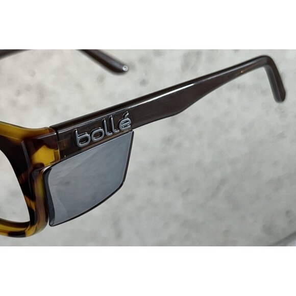 BOLLÉ Spicy SLTO Brown Saftey Eyeglasses Frames 53-19-138 Sideshields Z87-2+ - Picture 6 of 8
